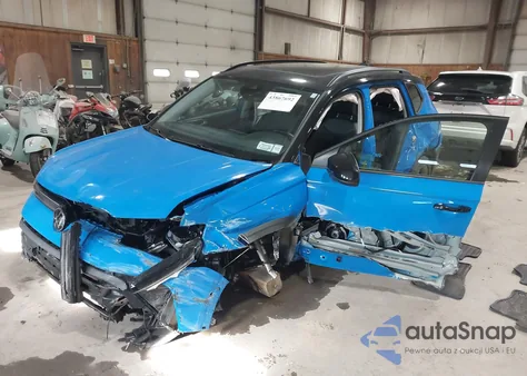 2025 Volkswagen Taos 1.5T Se Black from USA, damaged, VIN 3VV2C7B24SM020678